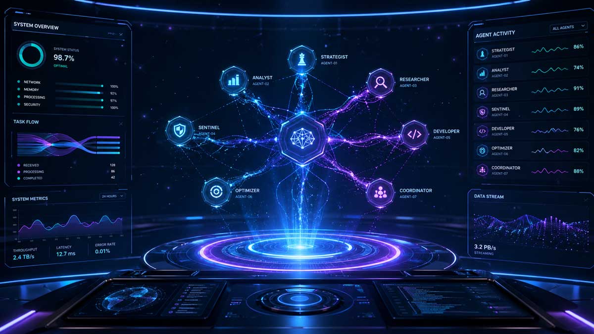 Local AI Lab orchestration and agent activity command surface